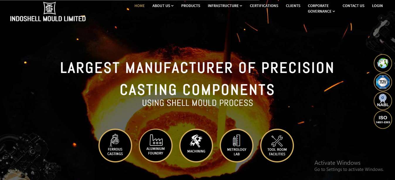 industrial automotive website design company dubai